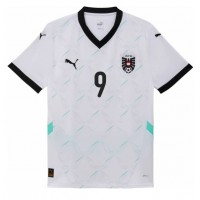 Camiseta Austria Marcel Sabitzer #9 Visitante Equipación para mujer Eurocopa 2024 manga corta